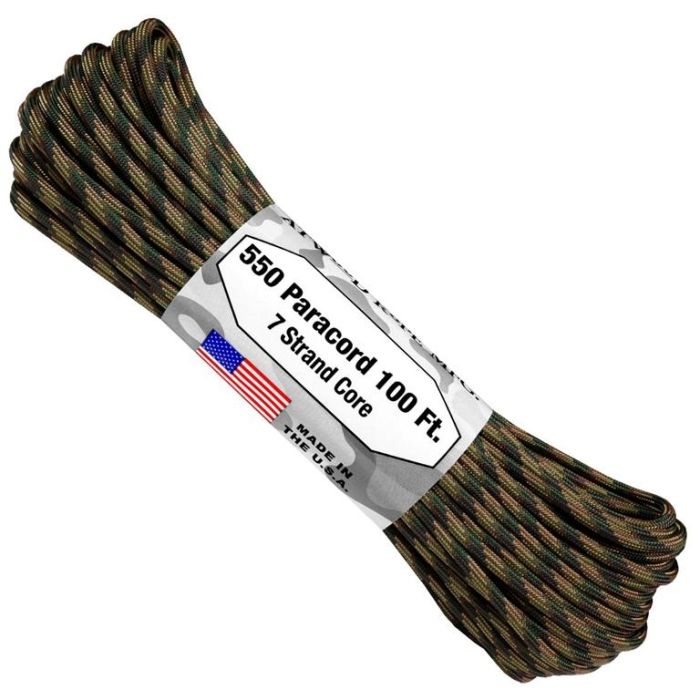 Atwood 550 Cord Paracord 100ft - Recon