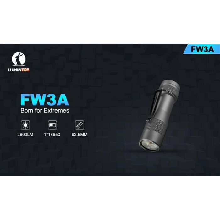 Lumintop FW3A Luminus SST20 2400 lumen LED torch