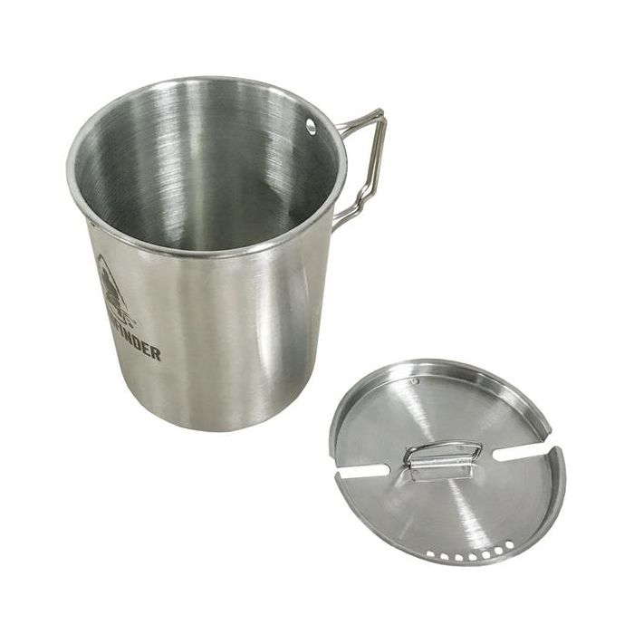 Pathfinder, 25oz Cup and Lid Set, Stainless Steel