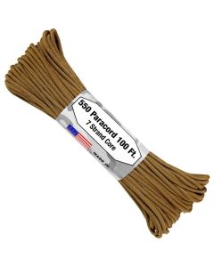 Atwood 550 Cord Paracord 100ft - Coyote