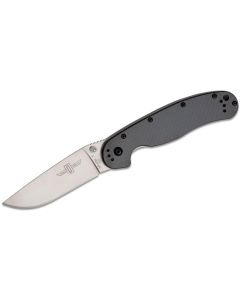 Ontario RAT Model I Folder D2 Blade Steel, Carbon Fibre Handles with Satin Blade ~ 8867CF