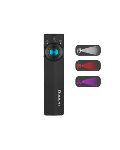 Olight ArkPro Lite Flat Unibody EDC Torch with Multi-Light Sources, White, Red and UV beam