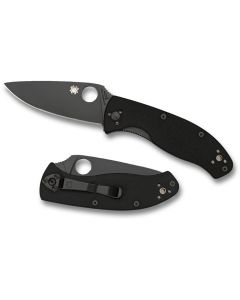 Spyderco Tenacious Black G10 with Black Blade ~ C122GBBKP