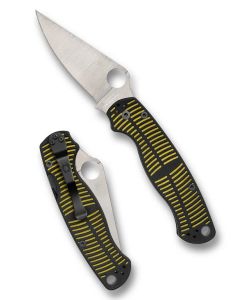 Spyderco Para Military 2 Salt Yellow & Black, G-10 CPM MagnaCut ~ C81GBKYLMCP2