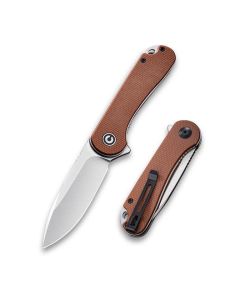 CIVIVI C907M Elementum Linerlock Brown Micarta Handle