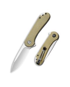 CIVIVI C907S Elementum Linerlock Olive Micarta Handle
