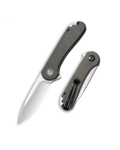 CIVIVI C907T Elementum Linerlock Dark Green Micarta Handle