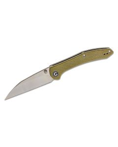  CIVIVI Knives Dylan Mallery Hadros, Wharncliffe Blade, Olive Micarta Handles ~ C20004-3