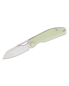 CJRB Ekko, AR-RPM9 Blade steel, Jade G10 Handles, Liner Lock ~ J1929-NTG
