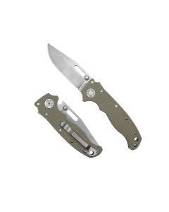 Demko Knives AD20.5 Shark Lock, Coyote G10 Handles, S35VN Clip Point Blade
