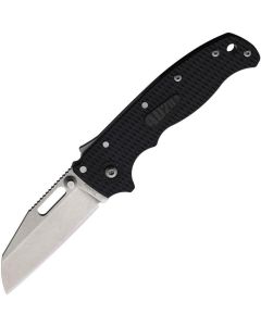 Demko Knives AD20.5 Shark Lock, Black Grivory Handles, AUS10 Shark Foot Blade