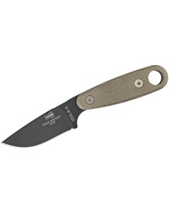 ESEE Knives IZULA-II-TG Tactical Gray Blade, Micarta Handles, Black Sheath