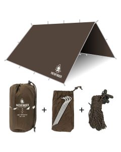 Pathfinder Nylon Tarp Earth Brown