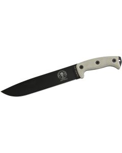  ESEE Junglas Gunsmoke Blade, Micarta Handles, Kydex Sheath